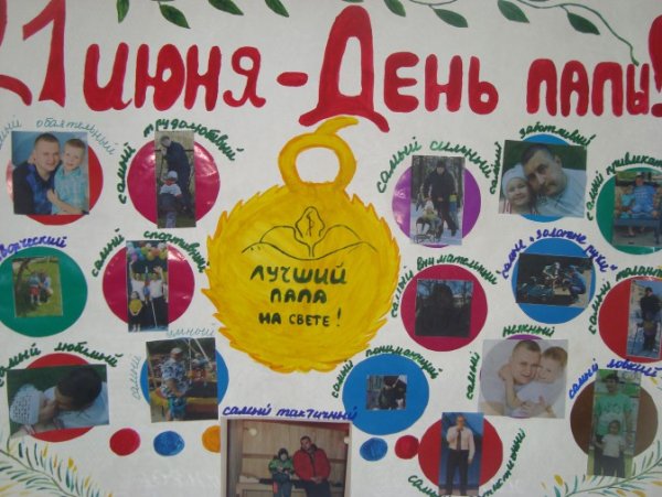 Плакат на день отца