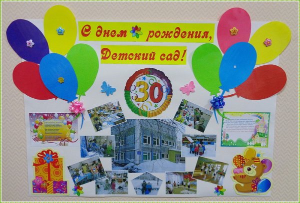 Плакат на день рождения ребенку