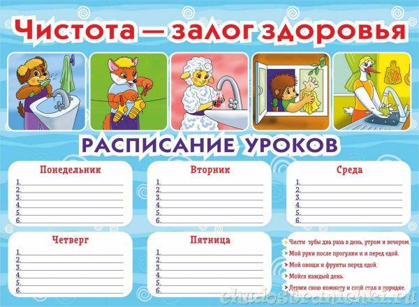 Чистота залог здоровья