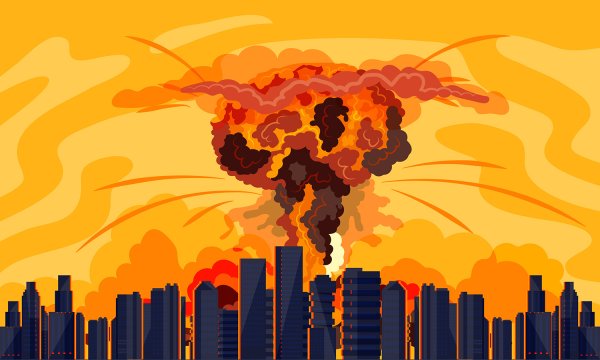 Нарисованный взрыв