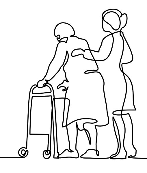 Раскраска социальный работник