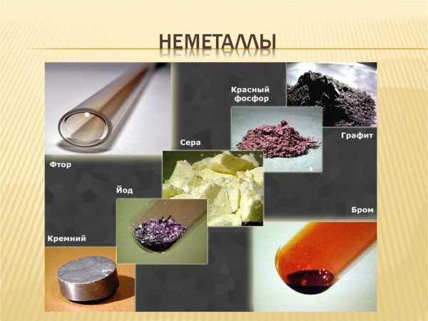 Простые химические вещества неметаллы