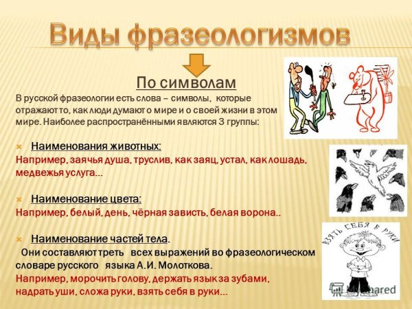 Фразеологизмы плакат