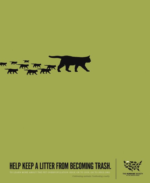 Реклама защиты животных