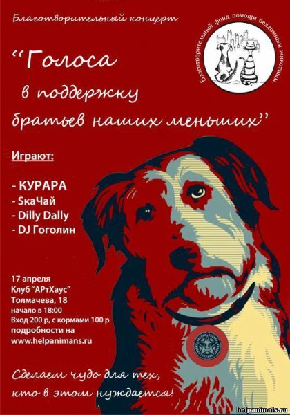 Листовка о защите животных