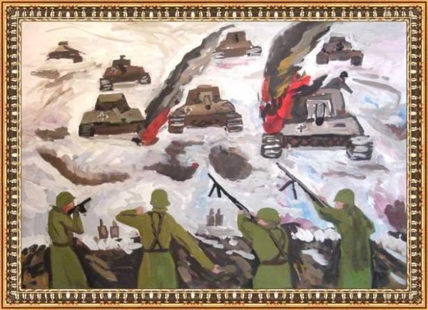 Отстоим Москву плакат