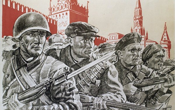 Битва за Москву рисунки