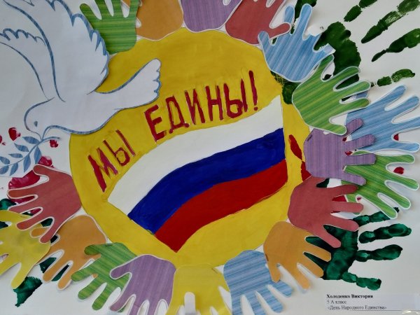 Плакат на тему день народного единства