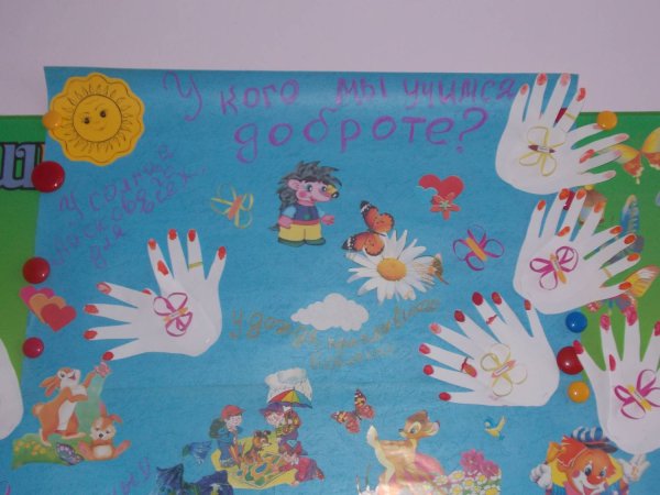 Плакат с ладошками