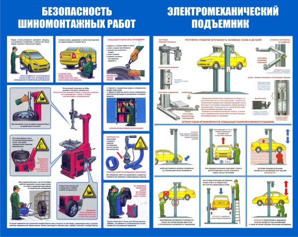 Охрана труда на шиномонтажном участке