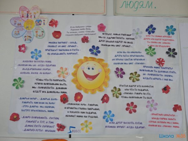 Плакат день вежливости