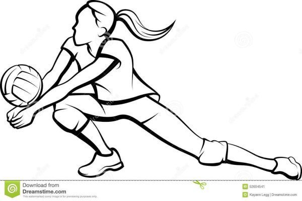 Раскраска волейбол