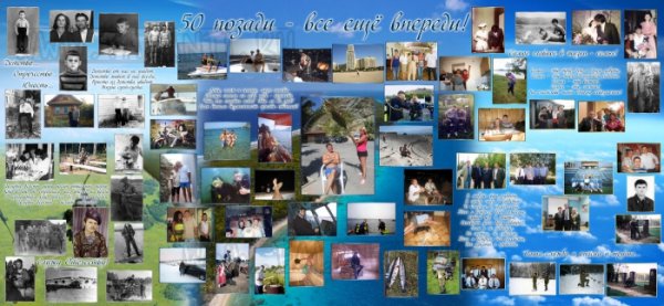 Плакат на юбилей 50 лет мужчине