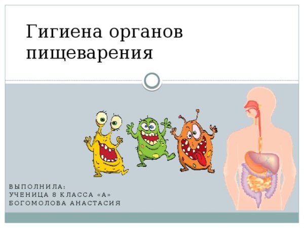 Гигиена органов пищеварения