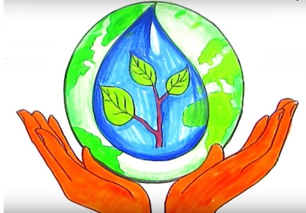 Рисунок на тему не загрязняйте природу