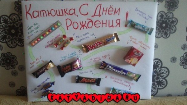 Плакат маме на день рождения