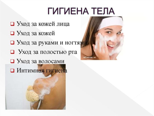 Гигиена тела доклад