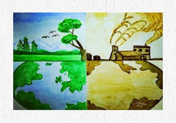 Плакат на тему загрязнение воздуха