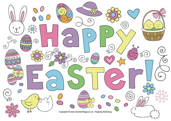 Плакат Happy Easter