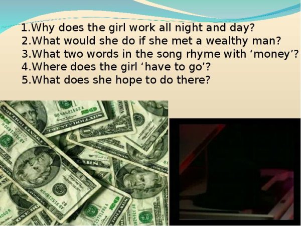 Презентация на тему money