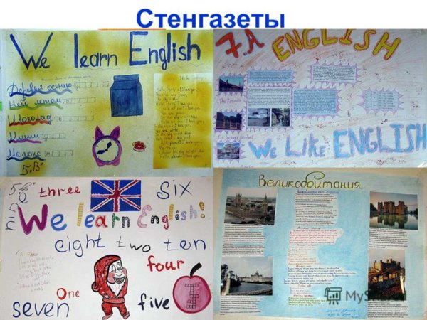 Стенгазета на английскую тему