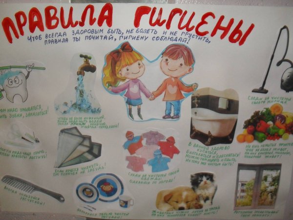 Плакат здоровый образ жизни