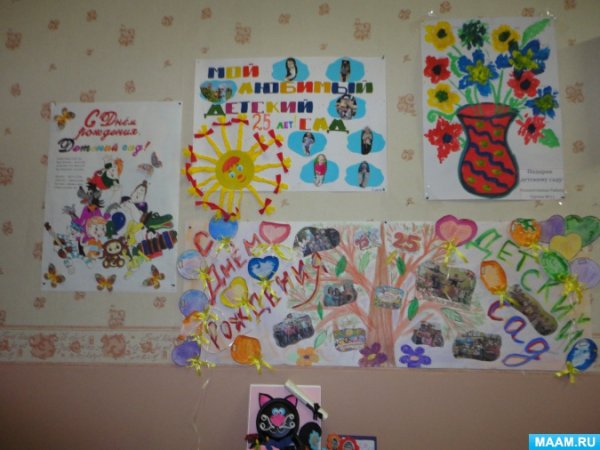 Стенгазета к юбилею детского сада