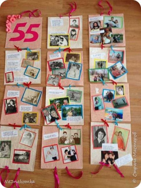 Макет плаката на юбилей мужчине