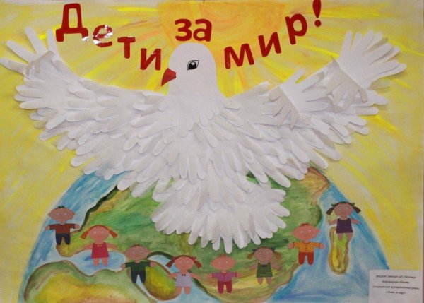 Плакат мы за мир