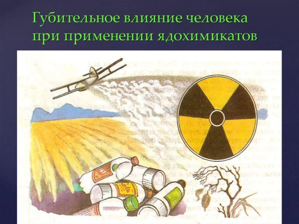 Влияние человека на природу плакат