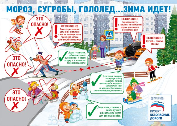 Безопасные каникулы зимой