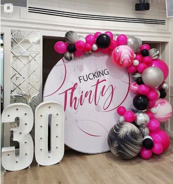 Баннер для фотозоны на юбилей женщине