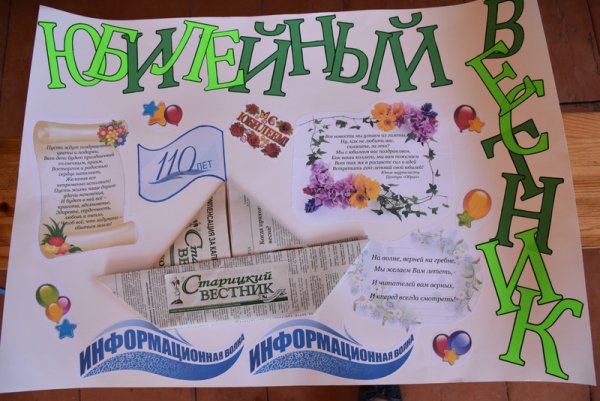 С днем рождения. Плакат