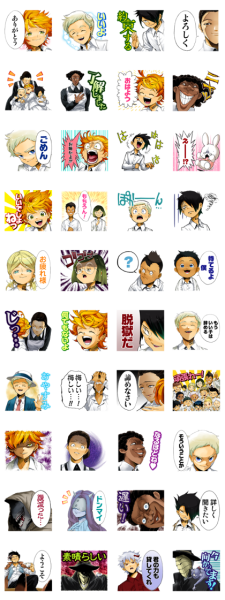 The promised Neverland Stickers