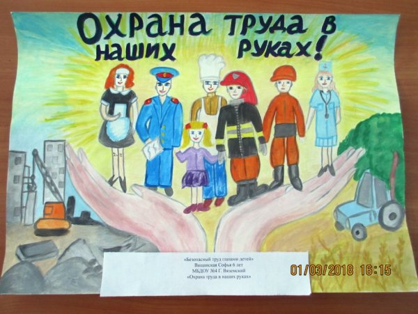 Охрана труда глазами детей