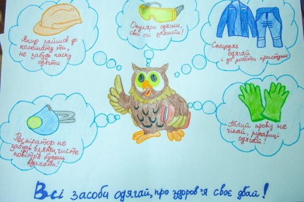 Конкурс детских рисунков безопасный труд глазами детей