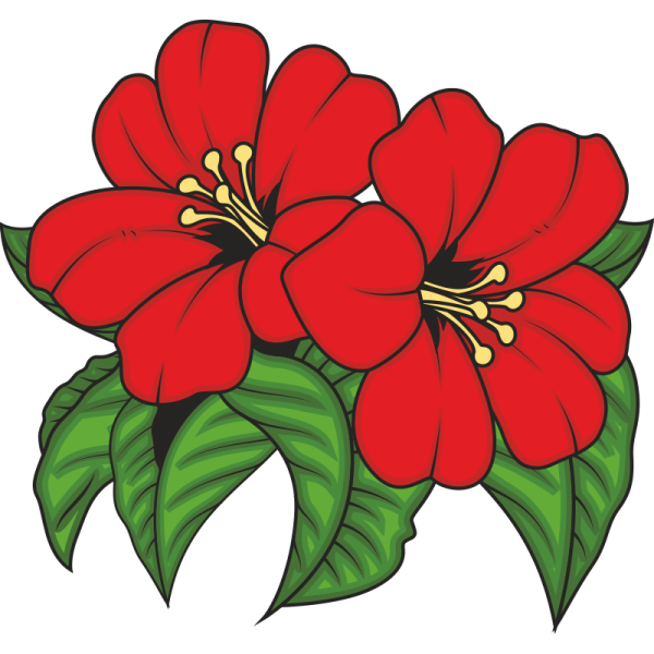 Стикер цветочек