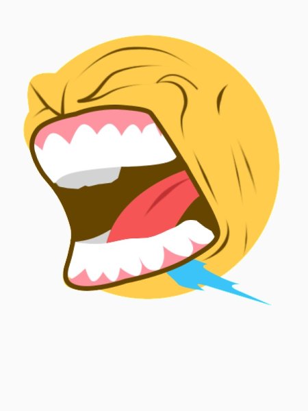 Кричащее эмодзи