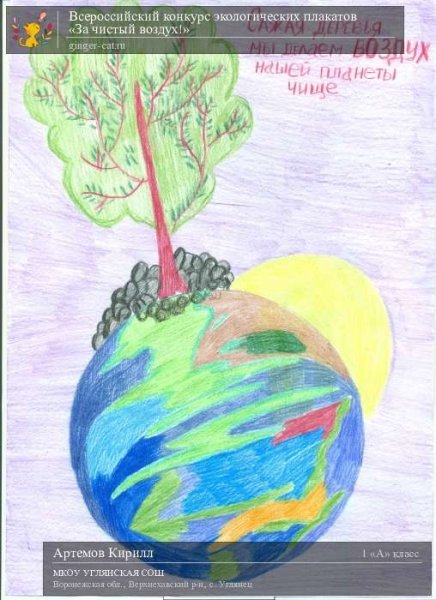 Конкурс плакатов за чистый воздух