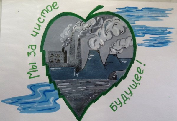 Рисунок на тему мусор в городе