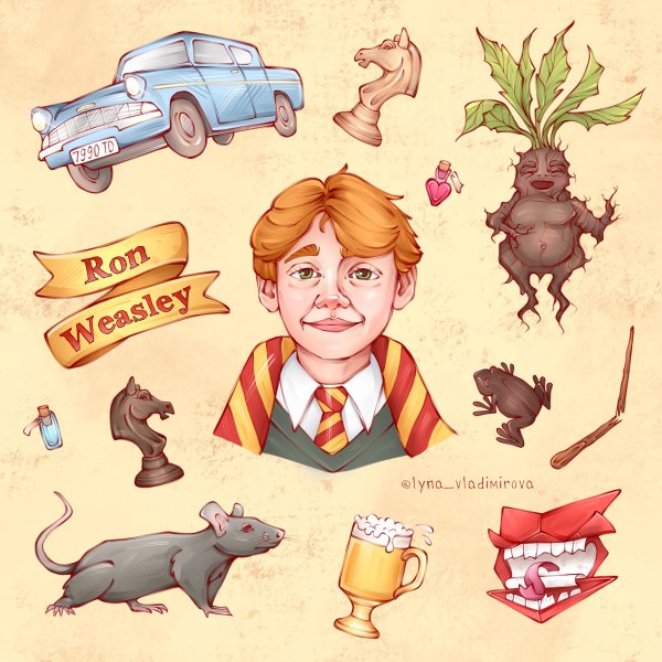 Гарри Поттер наклейки вектор