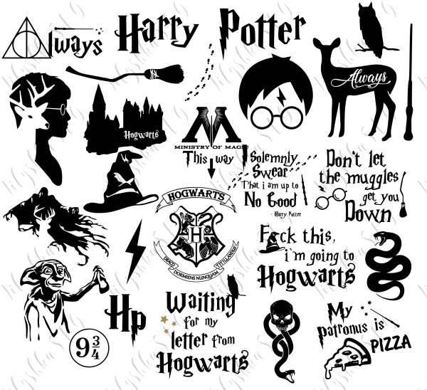Стикеры Гарри Поттер Хогвартс