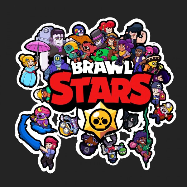 Наклейки Brawl Stars
