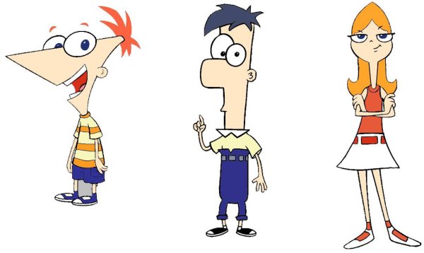 Герои Финеса и Ферба