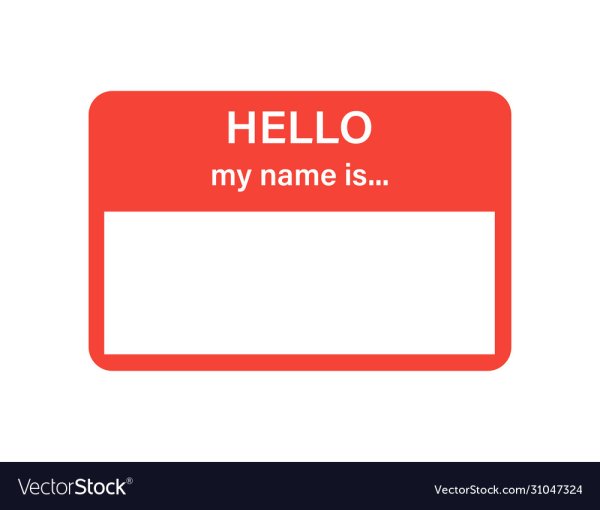 Hello my name is вектор