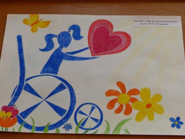 Рисование на тему инвалиды