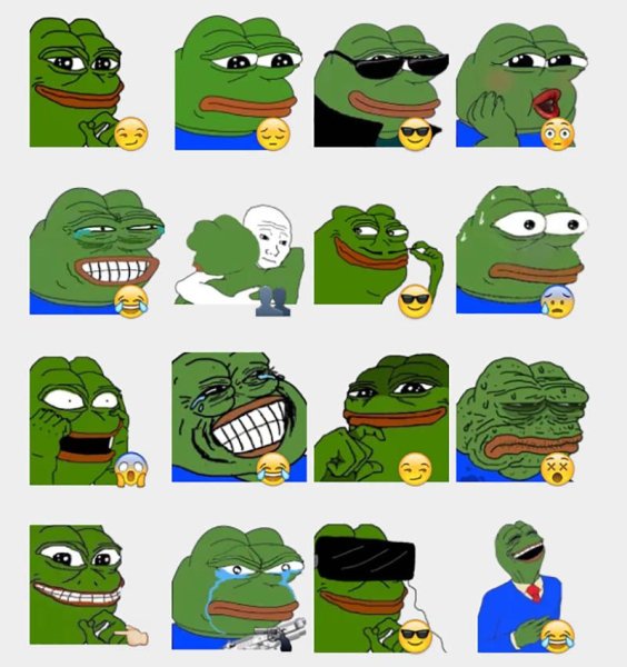 Лягушонок Пепе Стикеры