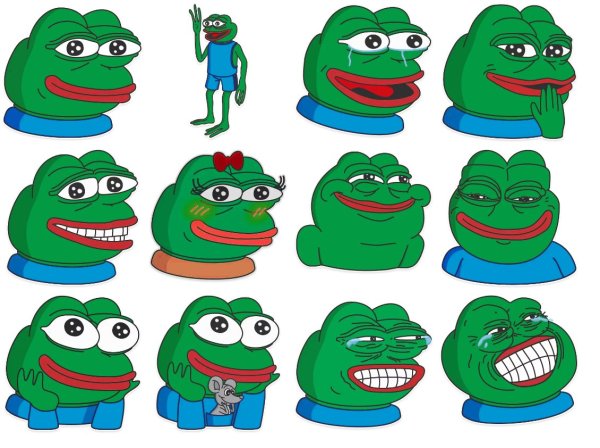 Идеи стикеров жабки