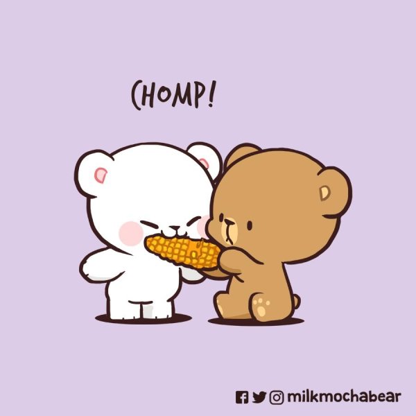 Milk Mocha Bear Стикеры