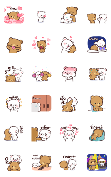 Milk and Mocha наклейки